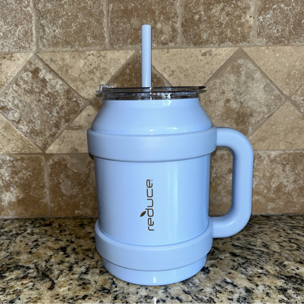 REDUCE 50 Oz Reusable Mug Tumbler with Handle - Insulated Stainless Steel